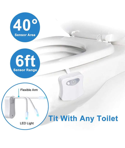 Automatic Toilet Infrared Sensing Light